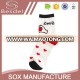 fancy design plain socks black, different styles crew sox